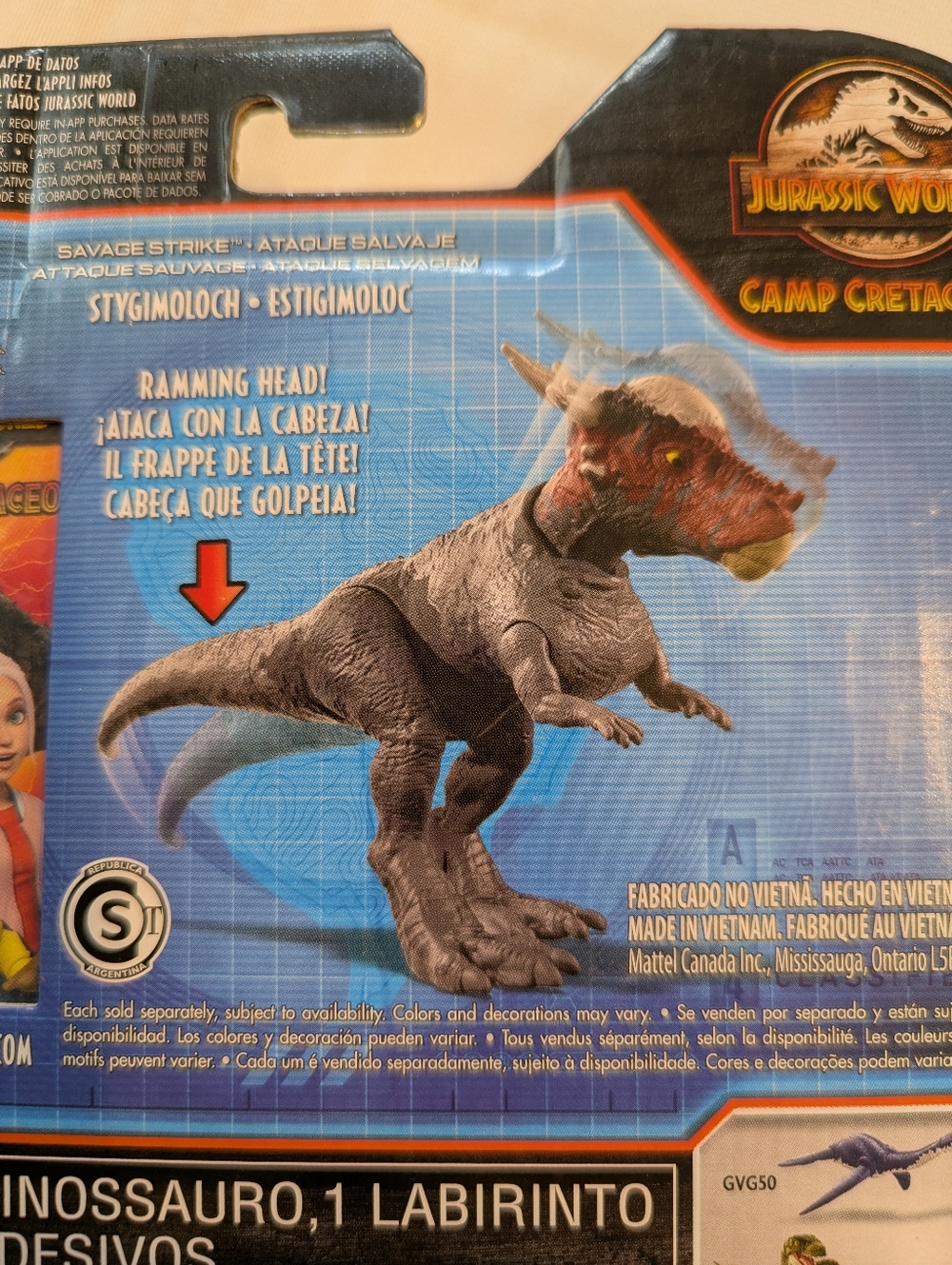 Jurassic World Stygimoloch Dinosaur Toy BNWT - Picture 3 of 6